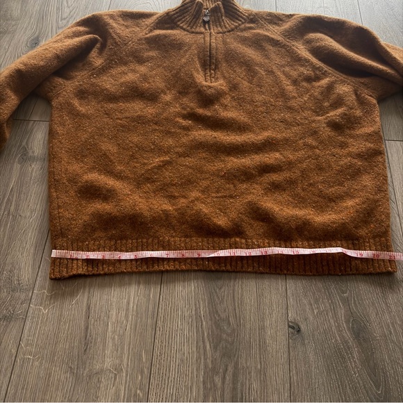 Scott Barber Men's Orange Brown Sweater Cashmere and Wool Blend Size XL - Picture 10 of 13